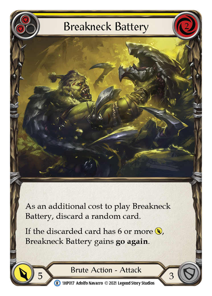 Breakneck Battery (Yellow) [1HP017] (History Pack 1) | Boutique FDB TCG