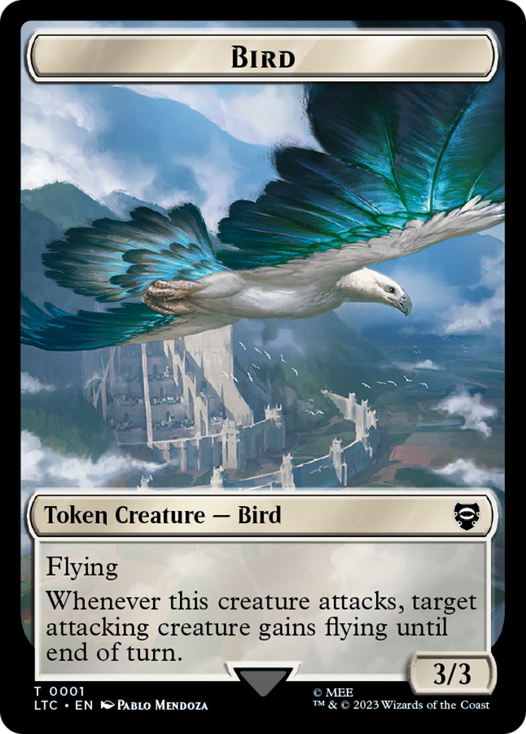 Bird // Goat Token [The Lord of the Rings: Tales of Middle-Earth Commander Tokens] | Boutique FDB TCG