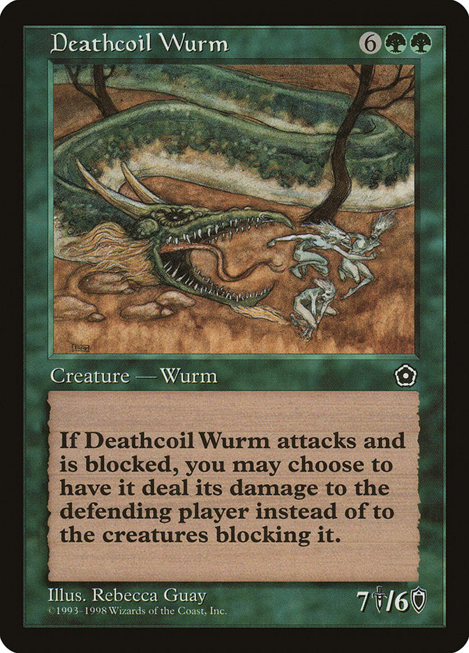 Deathcoil Wurm [Portal Second Age] | Boutique FDB TCG