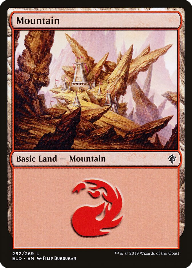 Mountain (262) [Throne of Eldraine] | Boutique FDB TCG