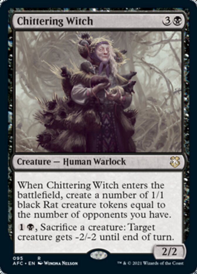 Chittering Witch [Dungeons & Dragons: Adventures in the Forgotten Realms Commander] | Boutique FDB TCG