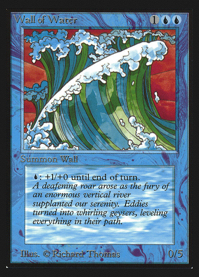 Wall of Water [Collectors' Edition] | Boutique FDB TCG