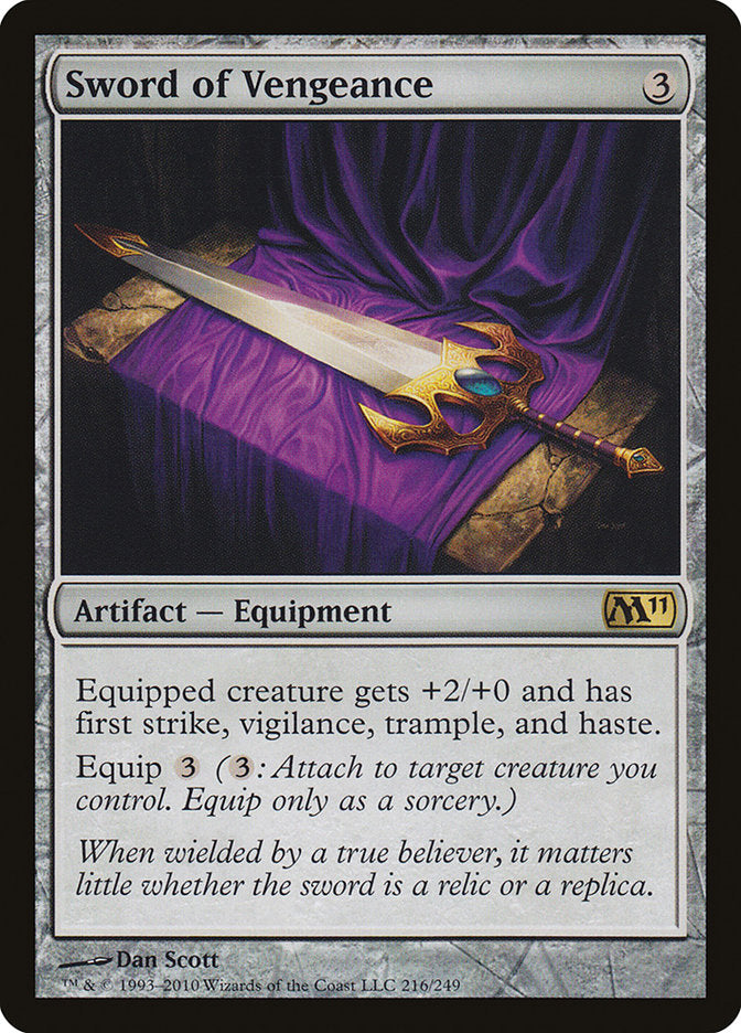 Sword of Vengeance [Magic 2011] | Boutique FDB TCG