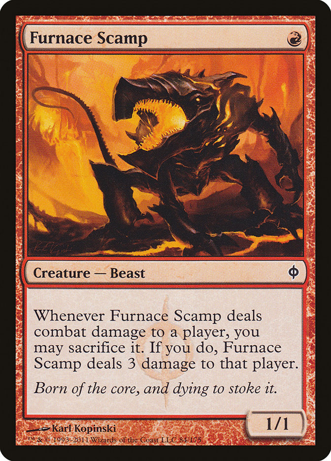 Furnace Scamp [New Phyrexia] | Boutique FDB TCG