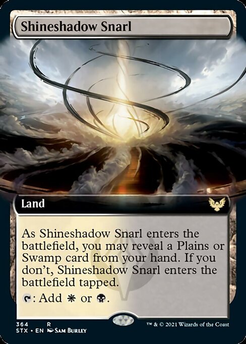 Shineshadow Snarl (Extended Art) [Strixhaven: School of Mages] | Boutique FDB TCG