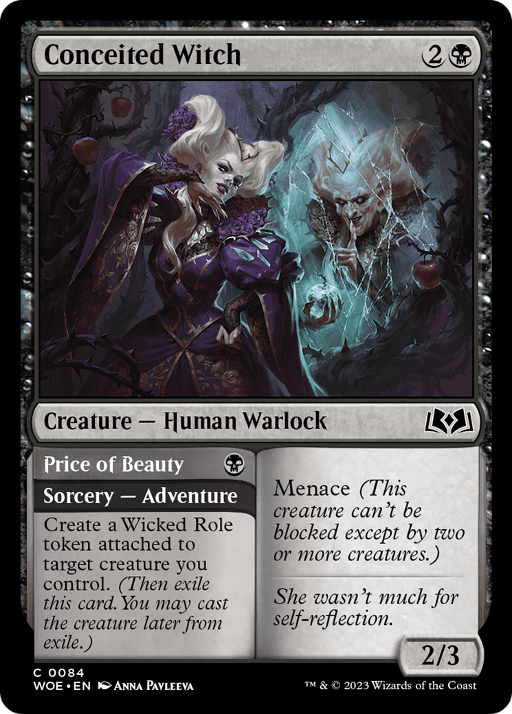 Conceited Witch // Price of Beauty [Wilds of Eldraine] | Boutique FDB TCG