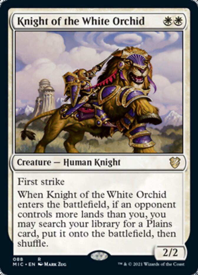 Knight of the White Orchid [Innistrad: Midnight Hunt Commander] | Boutique FDB TCG