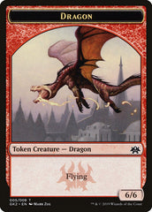 Dragon // Goblin Double-Sided Token [Ravnica Allegiance Guild Kit Tokens] | Boutique FDB TCG