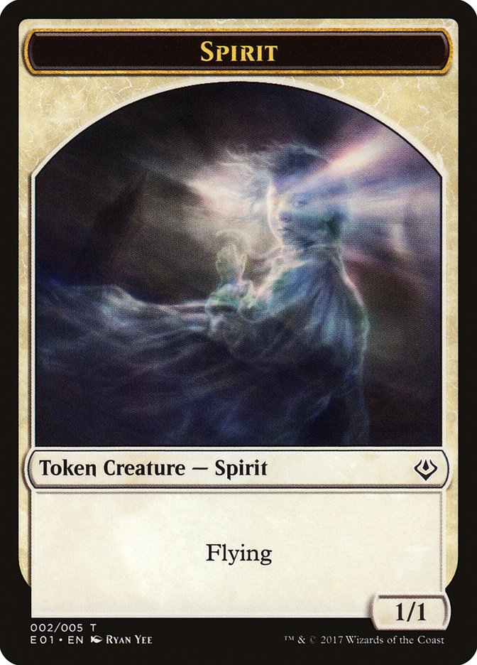 Spirit // Soldier Double-Sided Token [Archenemy: Nicol Bolas Tokens] | Boutique FDB TCG