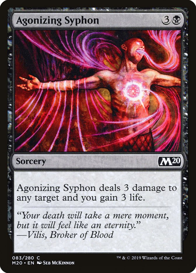 Agonizing Syphon [Core Set 2020] | Boutique FDB TCG