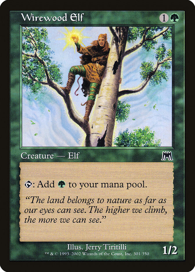 Wirewood Elf [Onslaught] | Boutique FDB TCG