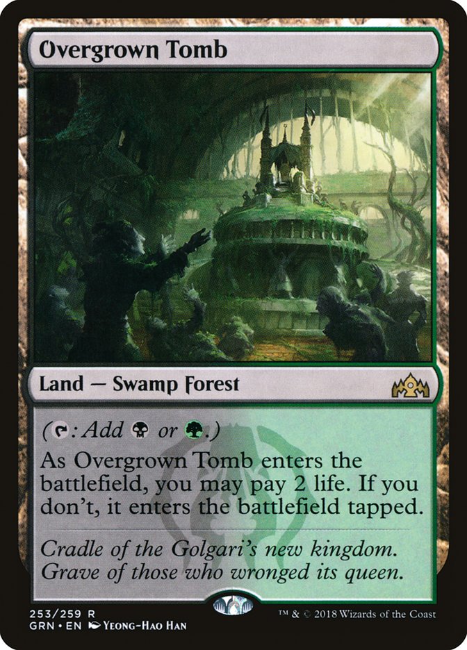 Overgrown Tomb [Guilds of Ravnica] | Boutique FDB TCG