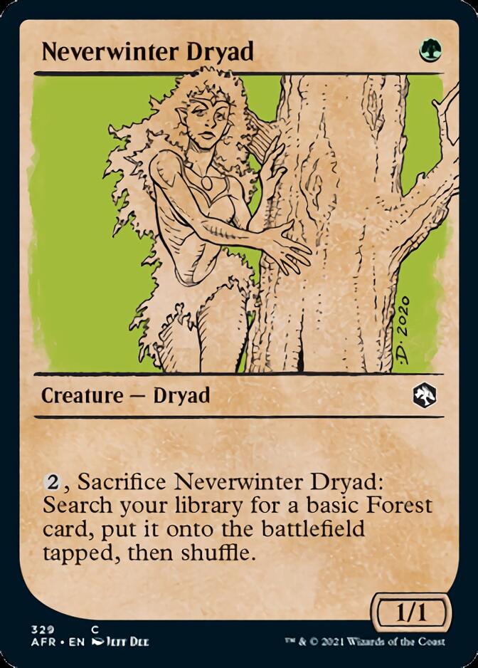 Neverwinter Dryad (Showcase) [Dungeons & Dragons: Adventures in the Forgotten Realms] | Boutique FDB TCG