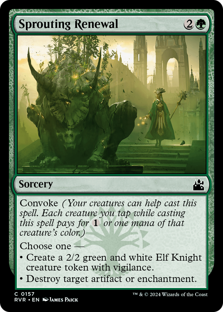 Sprouting Renewal [Ravnica Remastered] | Boutique FDB TCG