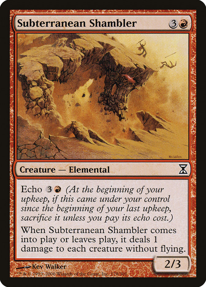 Subterranean Shambler [Time Spiral] | Boutique FDB TCG