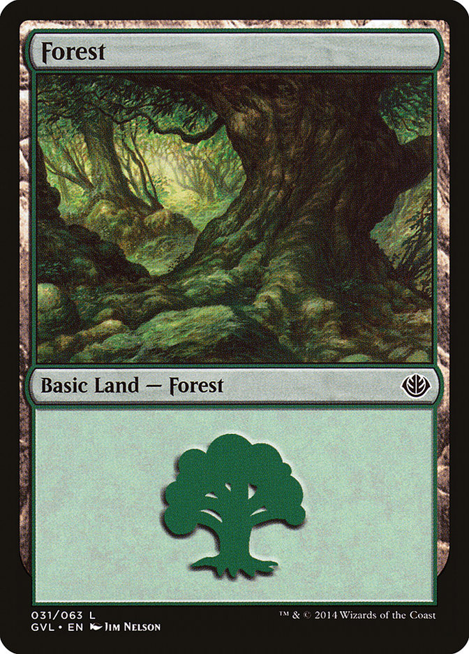 Forest (31) (Garruk vs. Liliana) [Duel Decks Anthology] | Boutique FDB TCG