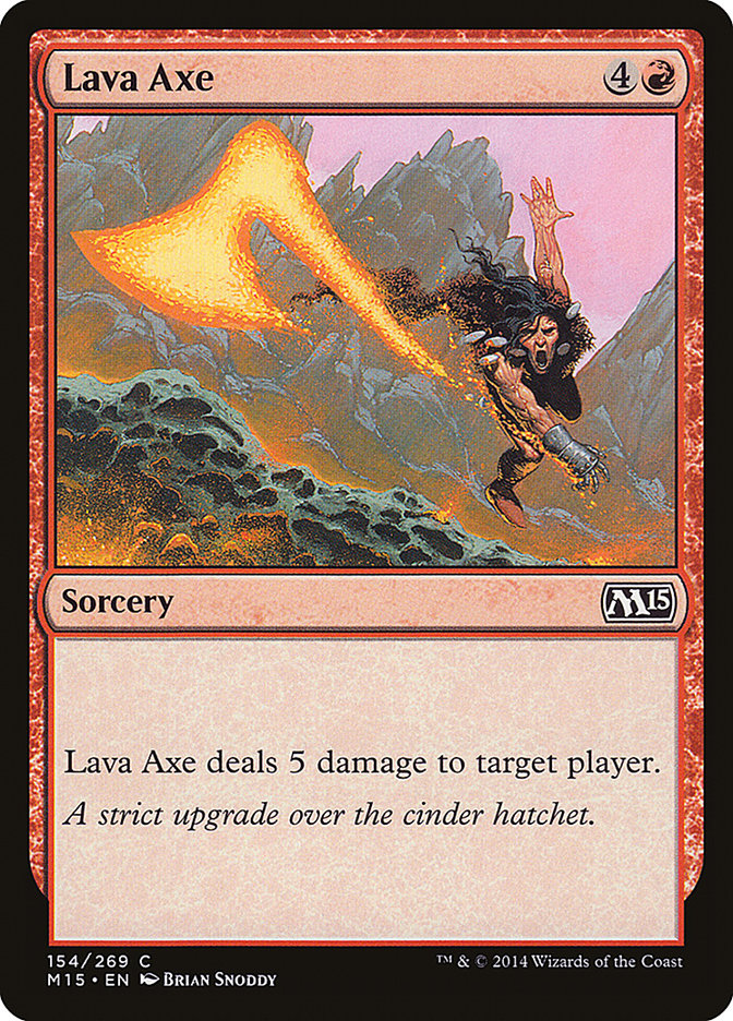 Lava Axe [Magic 2015] | Boutique FDB TCG