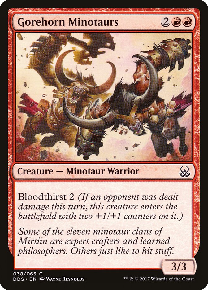 Gorehorn Minotaurs [Duel Decks: Mind vs. Might] | Boutique FDB TCG