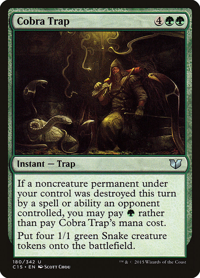 Cobra Trap [Commander 2015] | Boutique FDB TCG