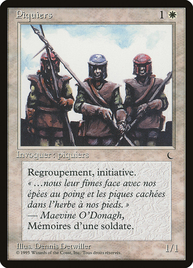 Pikemen (French) - "Piquiers" [Renaissance] | Boutique FDB TCG