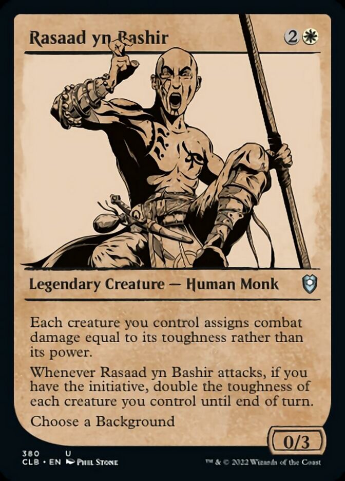 Rasaad yn Bashir (Showcase) [Commander Legends: Battle for Baldur's Gate] | Boutique FDB TCG