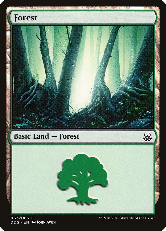 Forest (63) [Duel Decks: Mind vs. Might] | Boutique FDB TCG