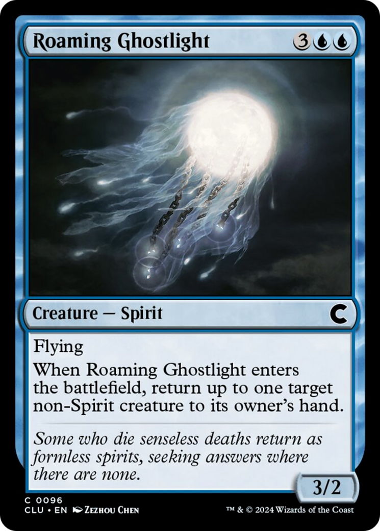 Roaming Ghostlight [Ravnica: Clue Edition] | Boutique FDB TCG