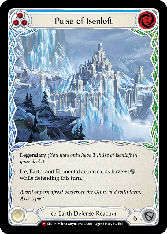 Pulse of Isenloft [ELE114] (Tales of Aria)  1st Edition Cold Foil | Boutique FDB TCG