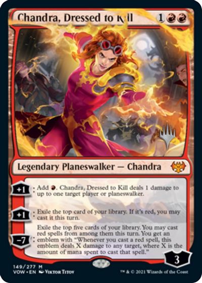 Chandra, Dressed to Kill (Promo Pack) [Innistrad: Crimson Vow Promos] | Boutique FDB TCG