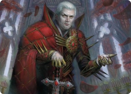 Edgar, Charmed Groom 1 Art Card [Innistrad: Crimson Vow Art Series] | Boutique FDB TCG