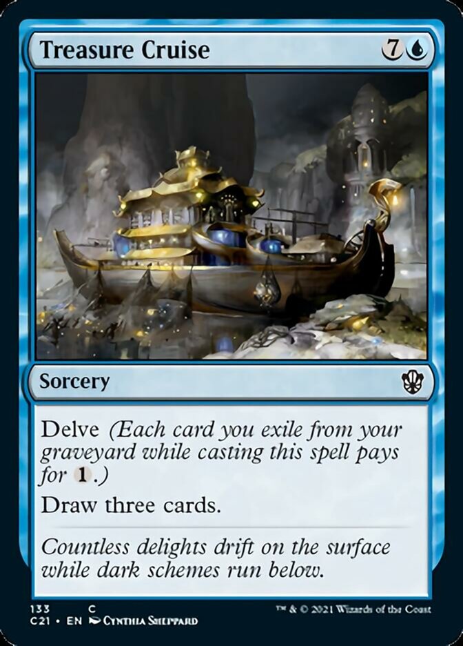 Treasure Cruise [Commander 2021] | Boutique FDB TCG