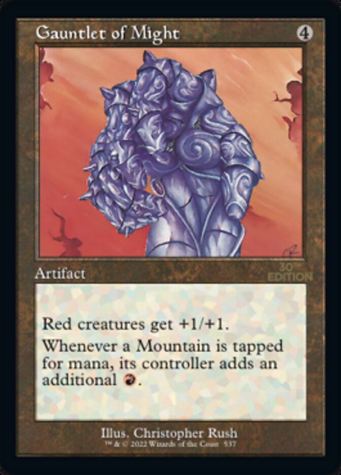 Gauntlet of Might (Retro) [30th Anniversary Edition] | Boutique FDB TCG