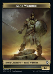 Soldier // Sand Warrior Double-Sided Token [Dominaria United Tokens] | Boutique FDB TCG