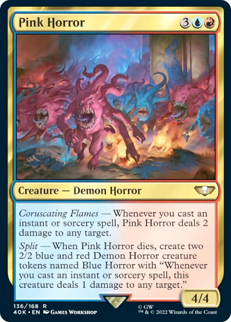 Pink Horror (Surge Foil) [Warhammer 40,000] | Boutique FDB TCG