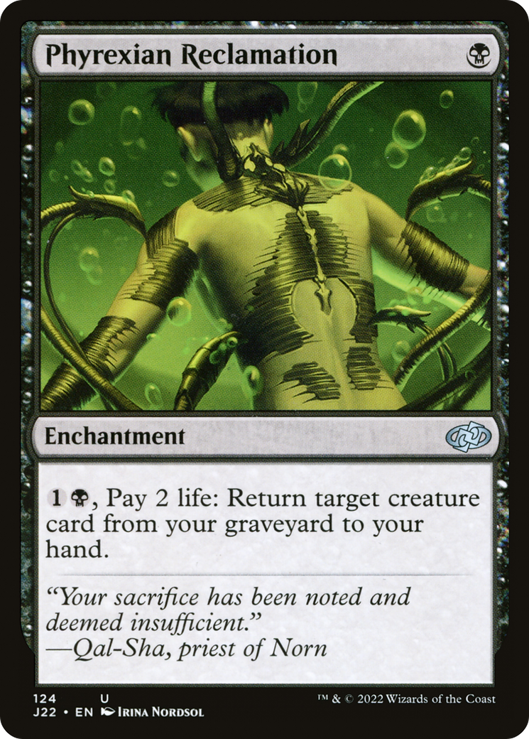 Phyrexian Reclamation [Jumpstart 2022] | Boutique FDB TCG