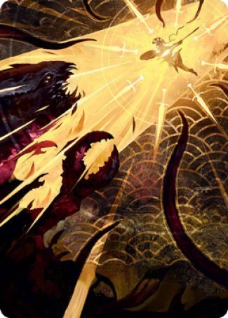 Defiant Strike Art Card [Strixhaven: School of Mages Art Series] | Boutique FDB TCG