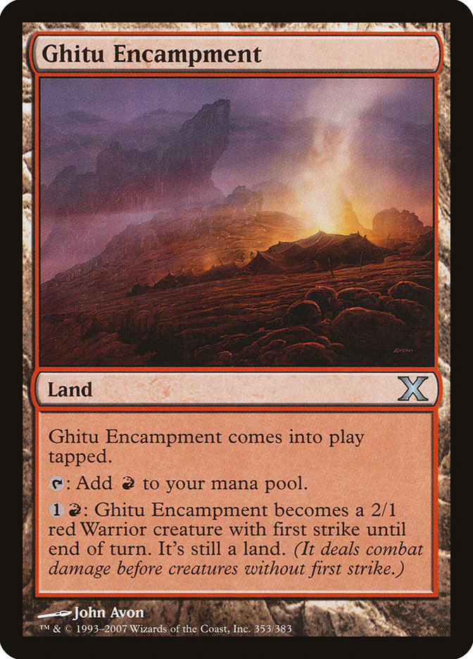 Ghitu Encampment [Tenth Edition] | Boutique FDB TCG