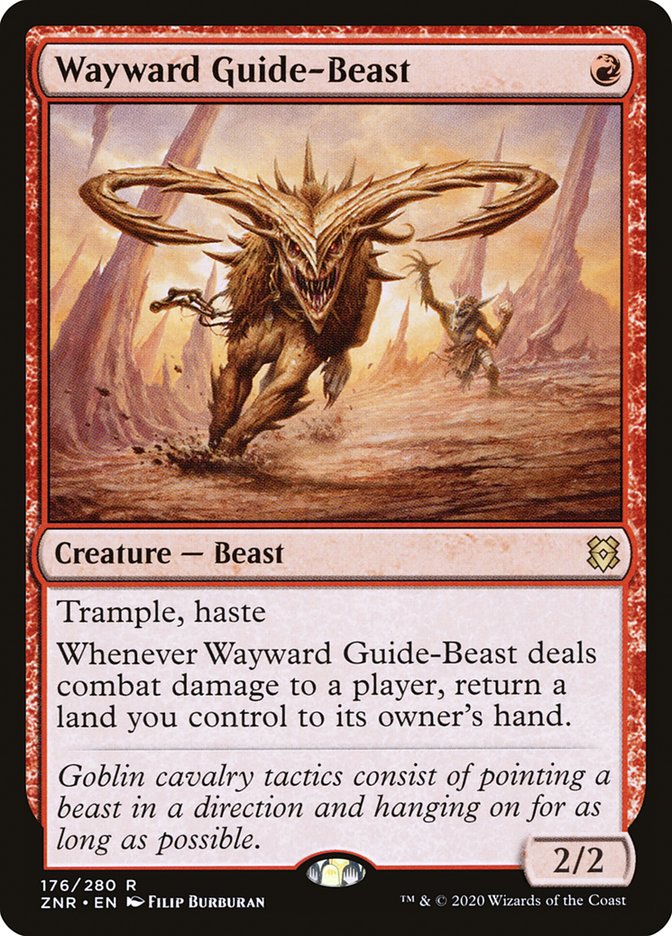 Wayward Guide-Beast [Zendikar Rising] | Boutique FDB TCG