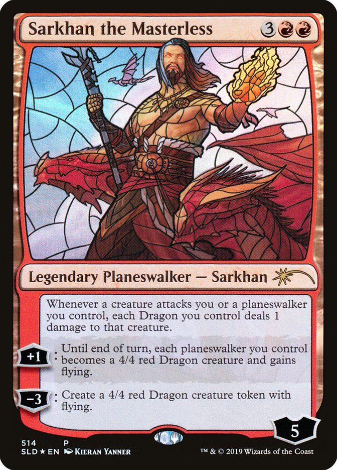 Sarkhan the Masterless (Stained Glass) [Secret Lair Drop Promos] | Boutique FDB TCG