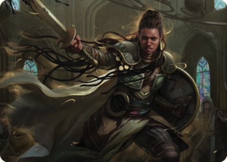 Shanna, Purifying Blade Art Card 1 [Dominaria United Art Series] | Boutique FDB TCG