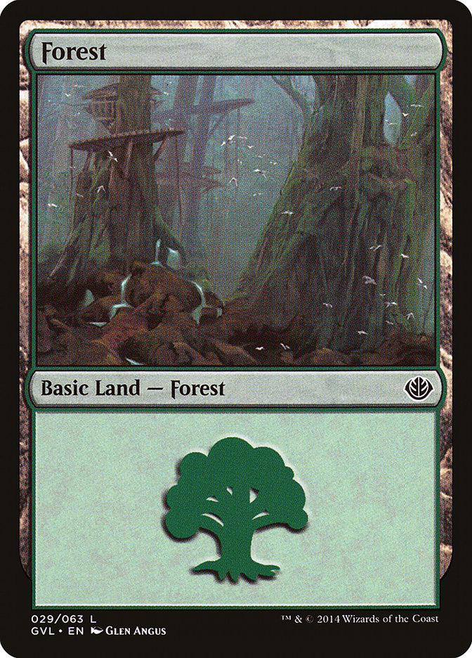 Forest (29) (Garruk vs. Liliana) [Duel Decks Anthology] | Boutique FDB TCG