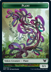 Plant // Treasure Double-Sided Token [Kamigawa: Neon Dynasty Commander Tokens] | Boutique FDB TCG