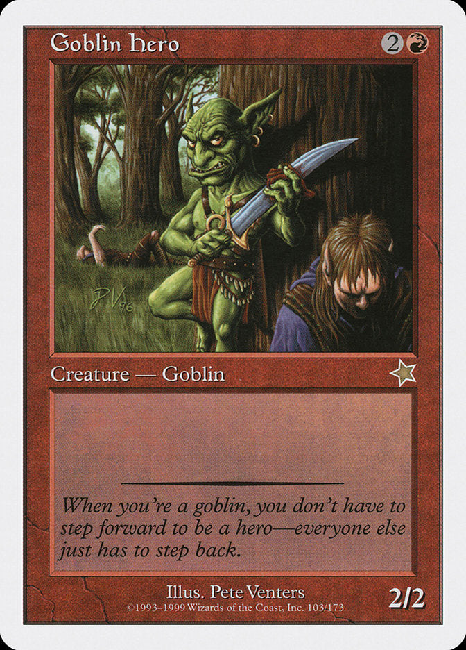 Goblin Hero [Starter 1999] | Boutique FDB TCG