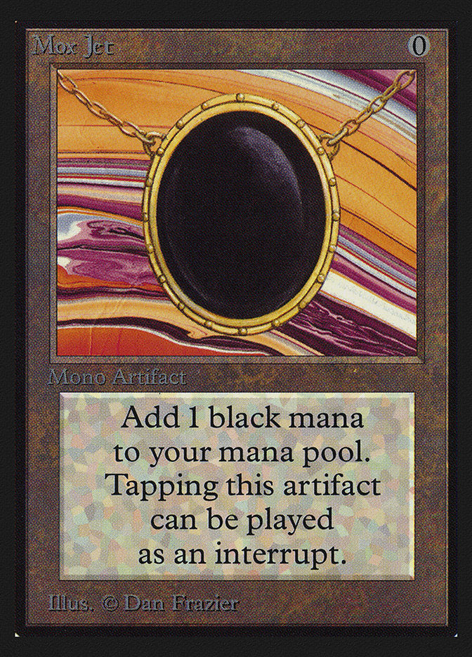 Mox Jet (Black Stone) [International Collectors' Edition] | Boutique FDB TCG