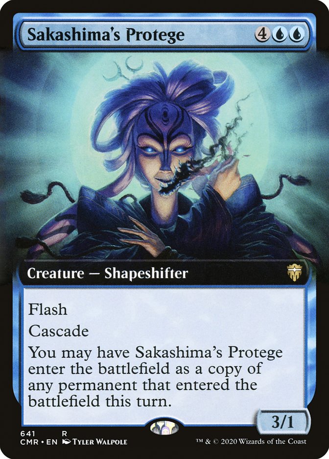 Sakashima's Protege (Extended Art) [Commander Legends] | Boutique FDB TCG