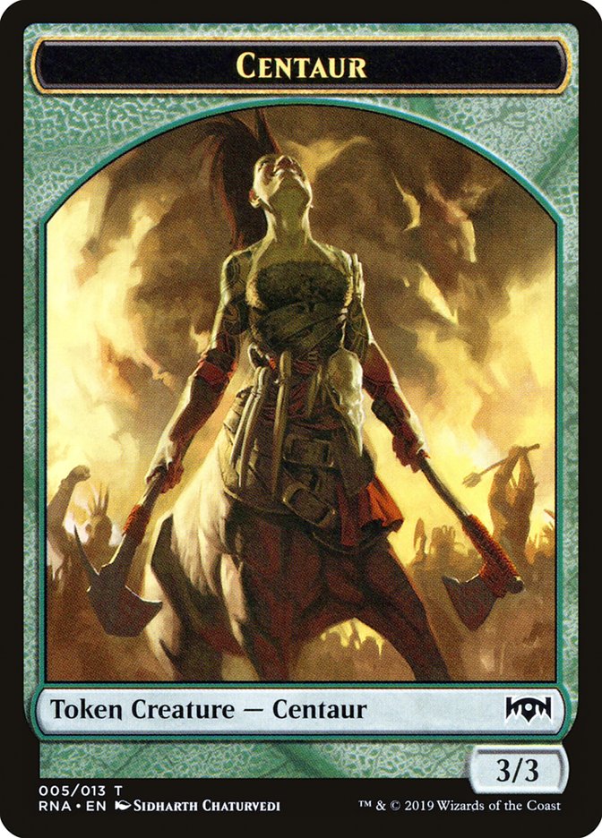 Centaur Token [Ravnica Allegiance Tokens] | Boutique FDB TCG