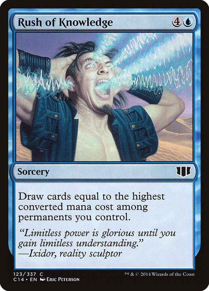 Rush of Knowledge [Commander 2014] | Boutique FDB TCG