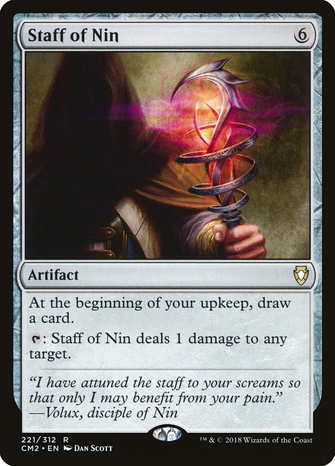 Staff of Nin [Commander Anthology Volume II] | Boutique FDB TCG