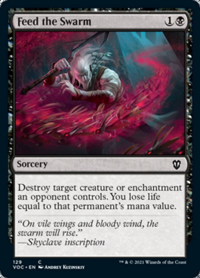 Feed the Swarm [Innistrad: Crimson Vow Commander] | Boutique FDB TCG