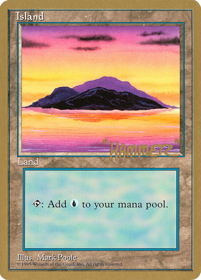 Island (shr368) (Shawn "Hammer" Regnier) [Pro Tour Collector Set] | Boutique FDB TCG